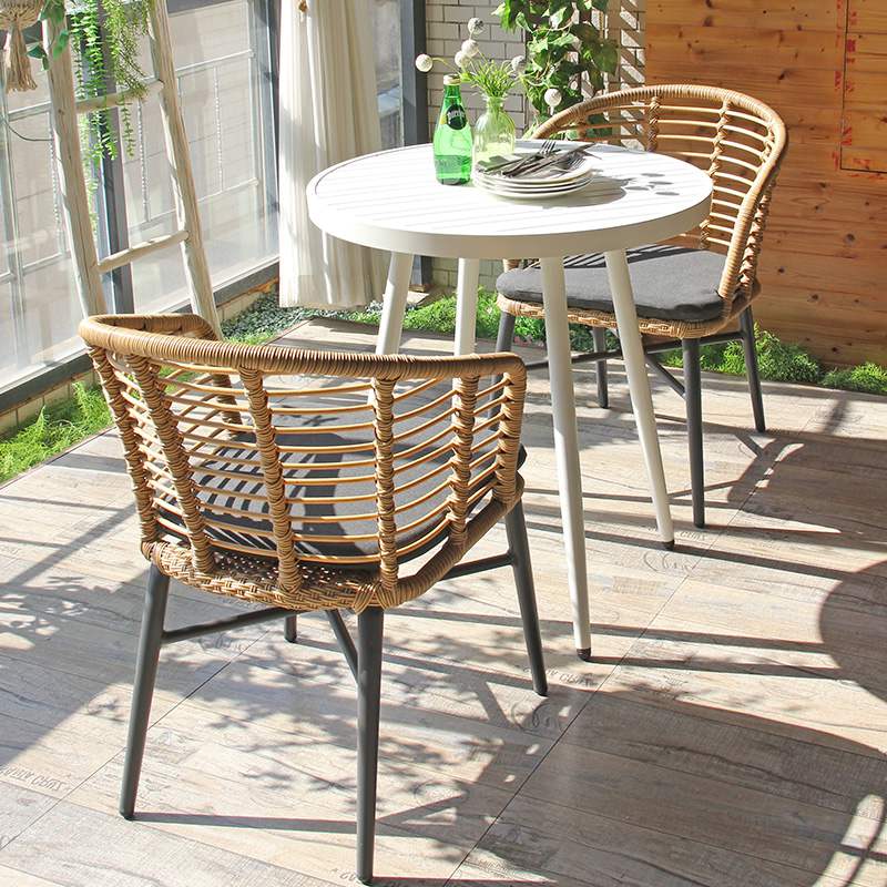 American Style Popular Garden Balcony Weave Wicker Chair