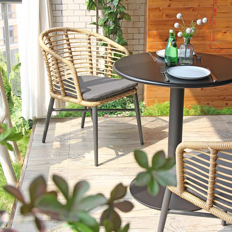 American Style Popular Garden Balcony Weave Wicker Chair