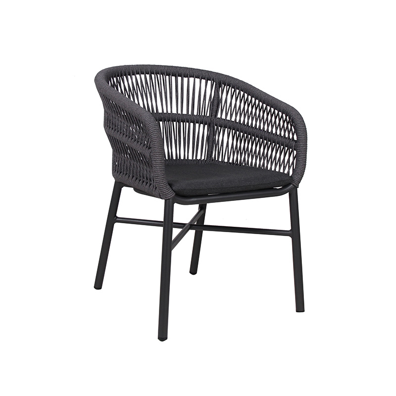2024 New Arrival Restaurant Hotel Polyester Woven Rope Chair