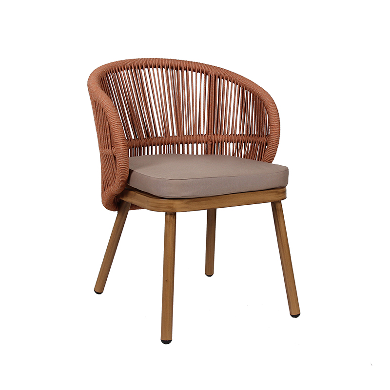 Luxury Casual Restaurant Cafe Terrace Garden Cane Chair