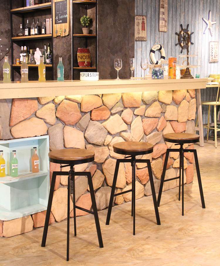 Height Adjustable Bar Stool