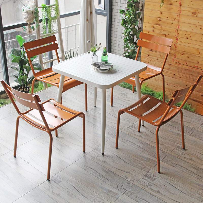 Китай Французский дизайн коммерческого кафе алюминиевый люксембургский стул, производитель