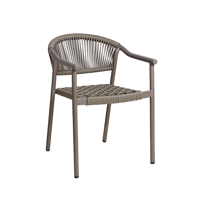 Stackable Outdoor Patio Restaurant Weaving Pe Rattan Chair