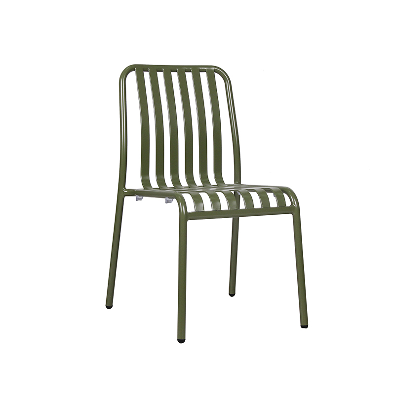 Waterproof Minimalist Leisure Metal Armless Outdoor Chair