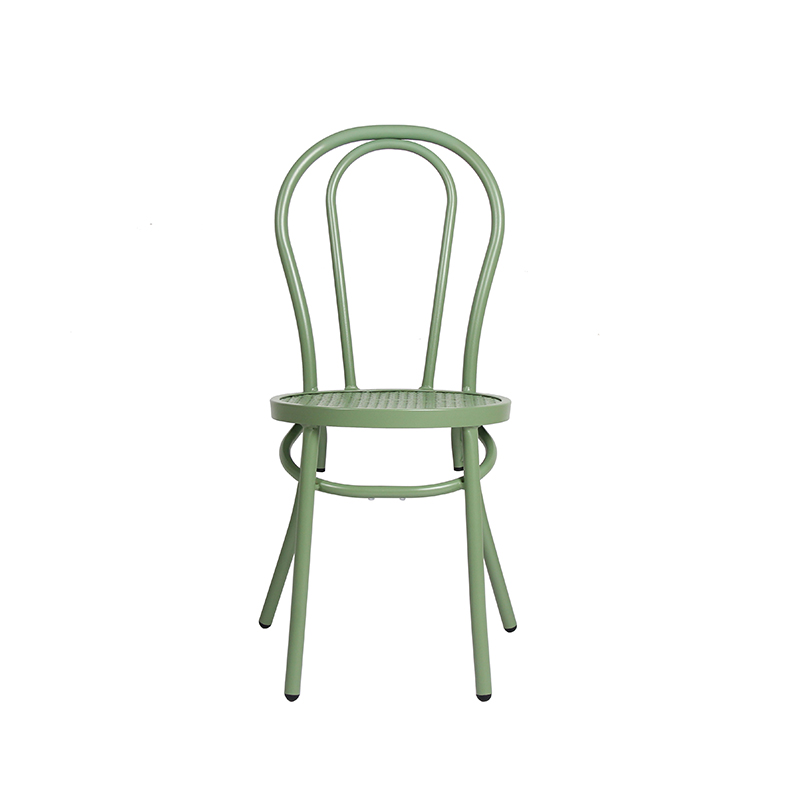 Durable Fast Food Restaurant Industrial Vintage Metal Thonet Chair