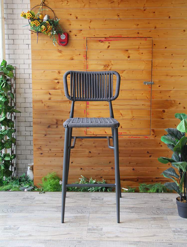 Braided Rope Bar Chair