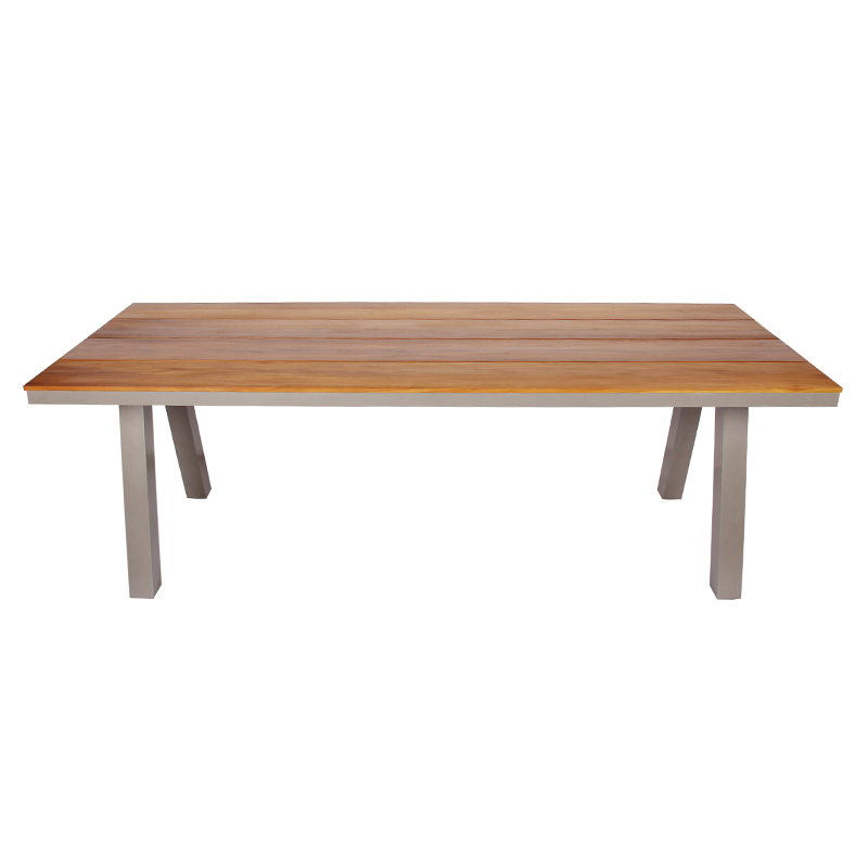 Comprar Mesa de jardín y patio con marco de aluminio y cubierta de madera de teca para relajarse y cenar, Mesa de jardín y patio con marco de aluminio y cubierta de madera de teca para relajarse y cenar Precios, Mesa de jardín y patio con marco de aluminio y cubierta de madera de teca para relajarse y cenar Marcas, Mesa de jardín y patio con marco de aluminio y cubierta de madera de teca para relajarse y cenar Fabricante, Mesa de jardín y patio con marco de aluminio y cubierta de madera de teca para relajarse y cenar Citas, Mesa de jardín y patio con marco de aluminio y cubierta de madera de teca para relajarse y cenar Empresa.