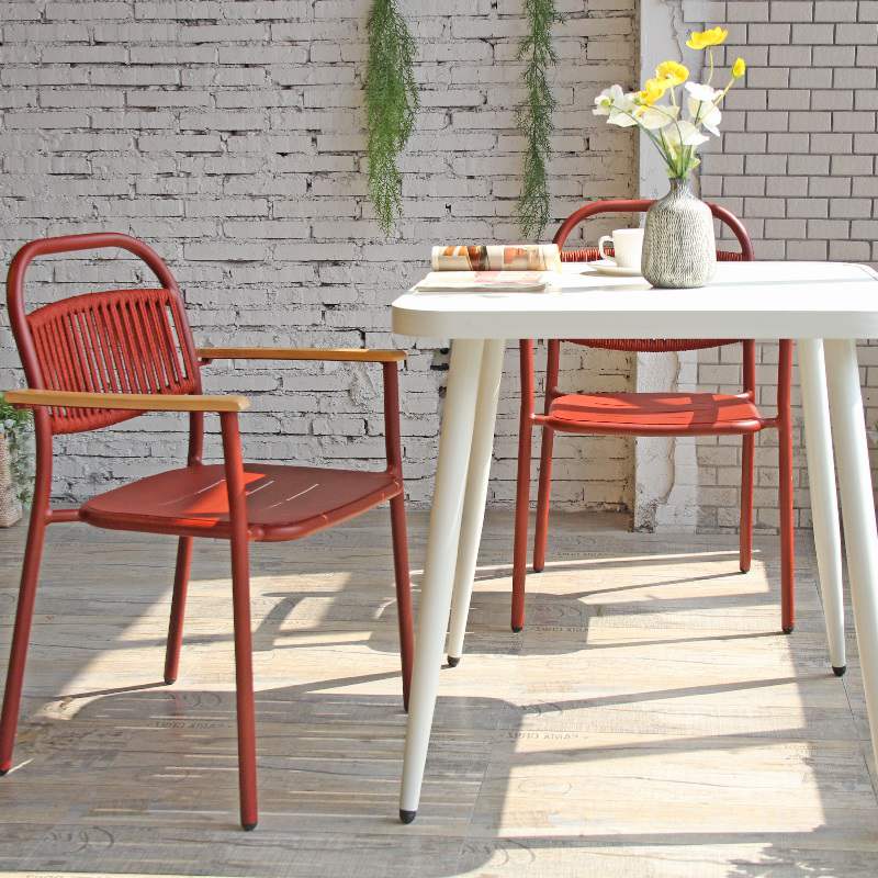 Outdoor Woven Rope Dining Chairs Elevate The Level Of Restaurants