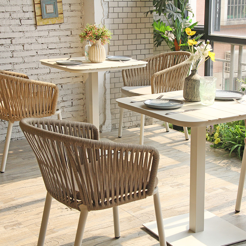 Classic Style Leisure Woven Rope Outdoor Chair