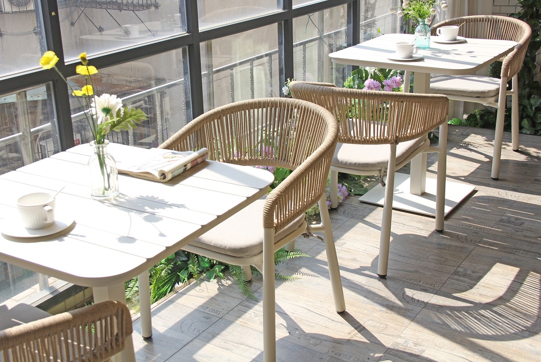 PE rattan chairs