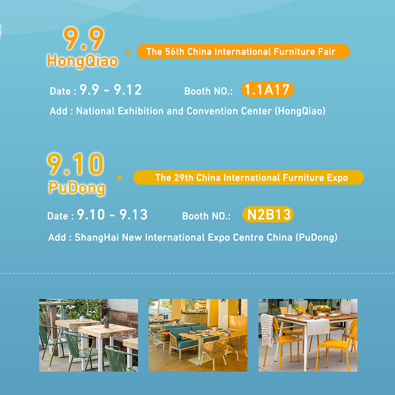 Invitation à une double exposition | 56e CIFF de Shanghai et 29e Furniture China 2025 : CDG Furniture vous donne rendez-vous à nouveau