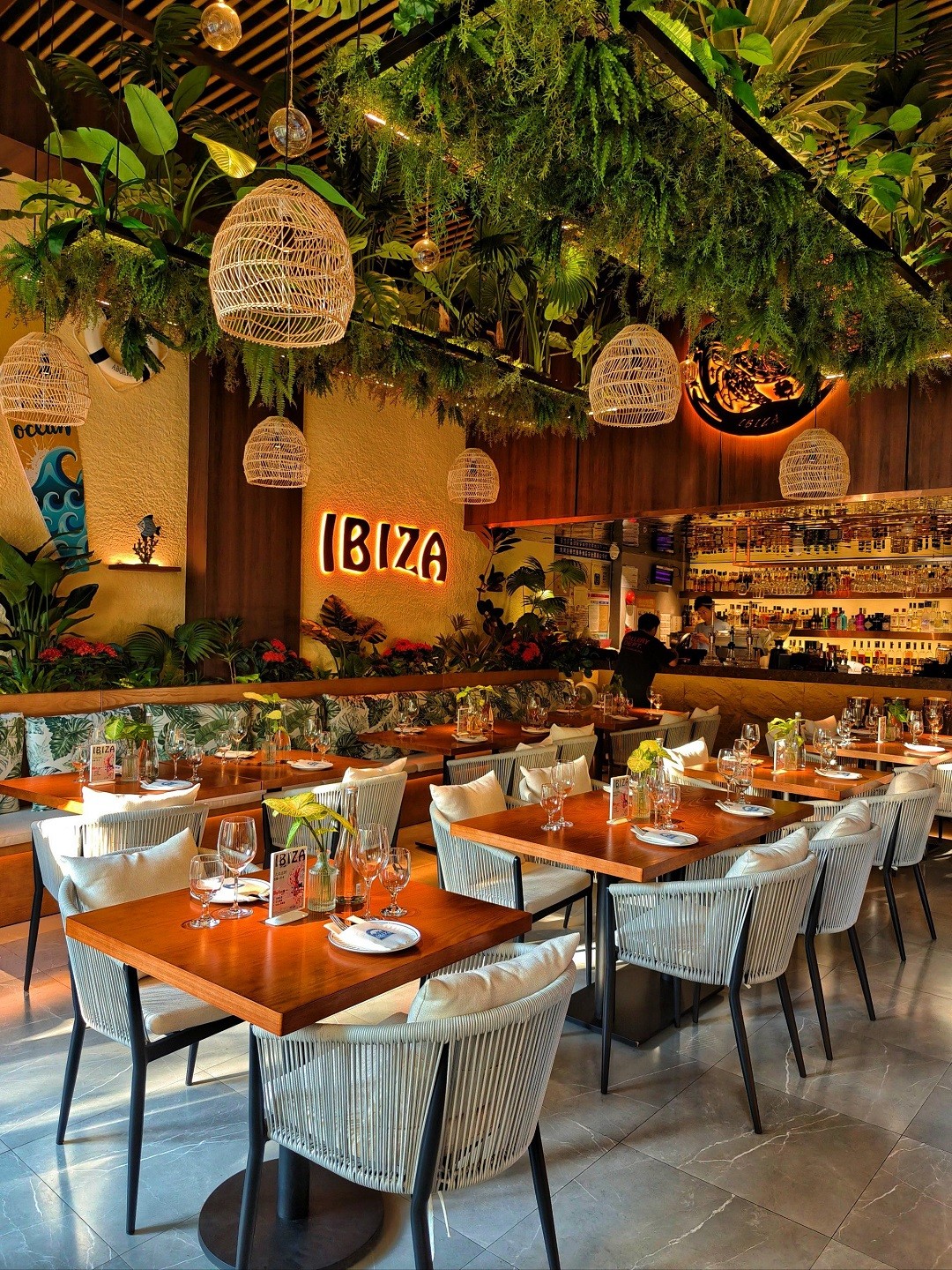 Restaurant Woven Rope Dining Chairs