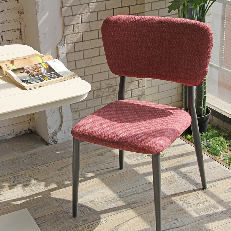 Elegant Outdoor Stainless Steel Frame Fabric Upholstered Waterproof Chair
