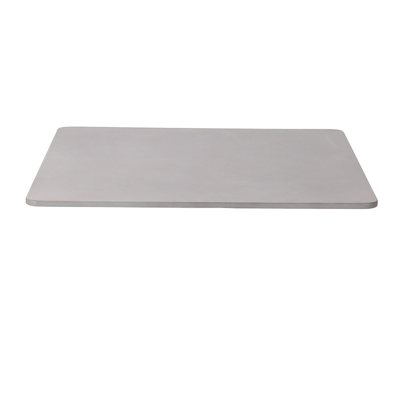 Modern Outdoor Gray Square Resin Table Top For Restaurant And Cafe