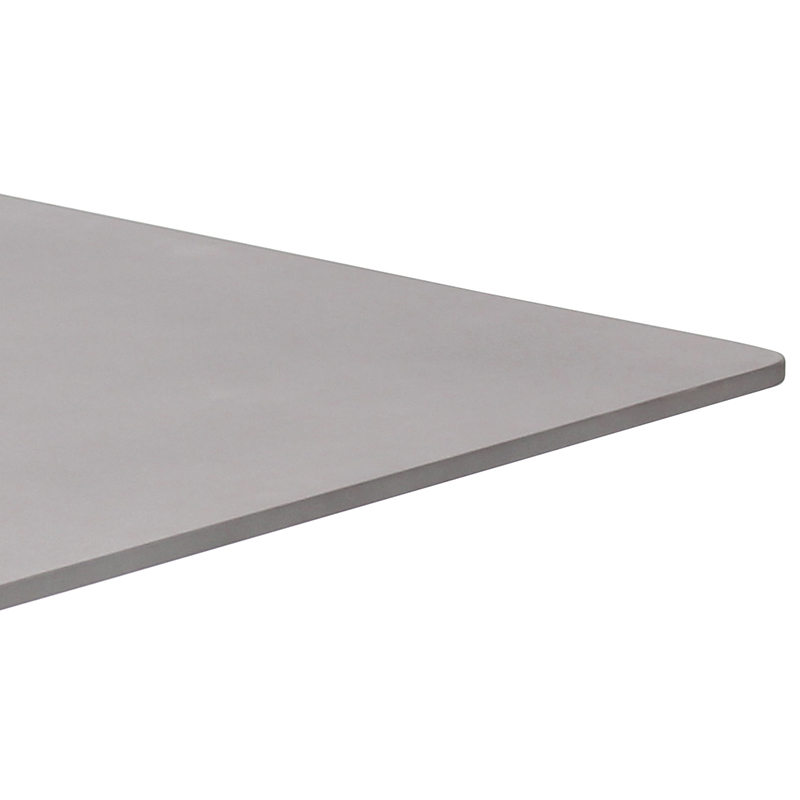 Modern Outdoor Gray Square Resin Table Top For Restaurant And Cafe