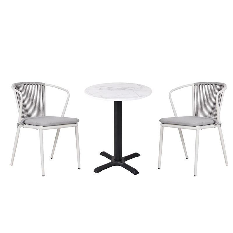 Waterproof Durable Resin Restaurant Table Top With Marble-Effect