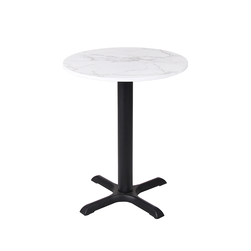 Waterproof Durable Resin Restaurant Table Top With Marble-Effect