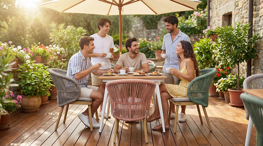 Outdoor Rope Dining Furniture