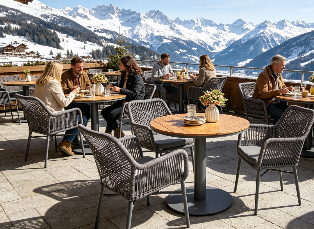 Swiss Resort Outdoor Dining Furniture