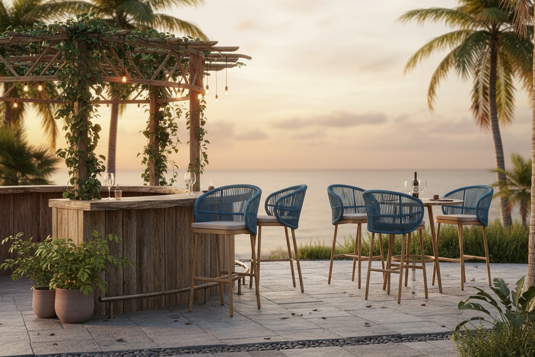Commercial-Grade Garden Bar Chair