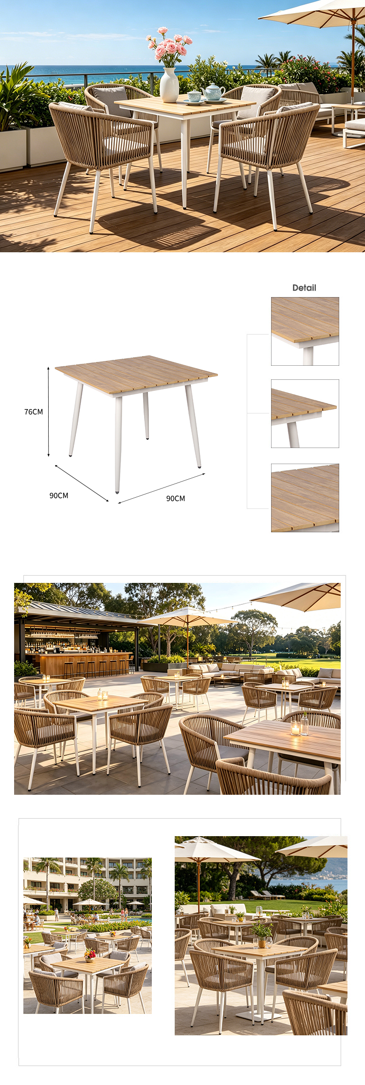 Plywood Outdoor Table