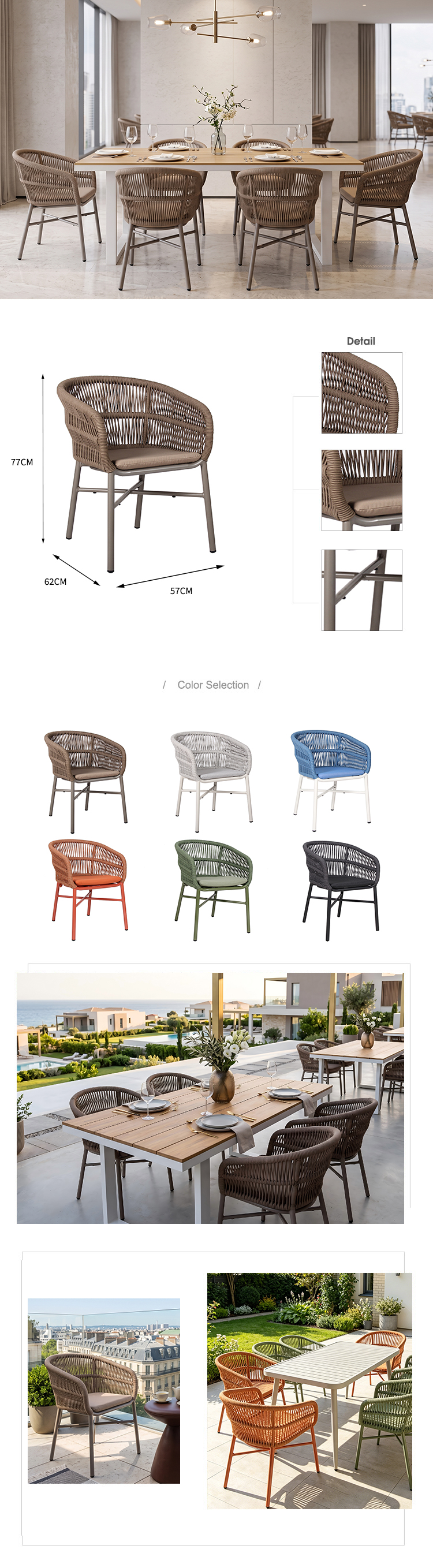 Garden Weave Rope Chair