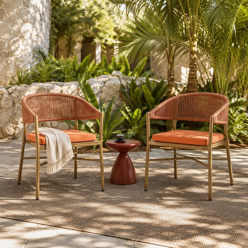 2026 Top Trends in Rope Weaving Patio Furniture Set for Modern Outdoor Living