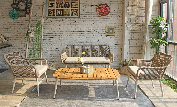 Rope Outdoor Sofa Set