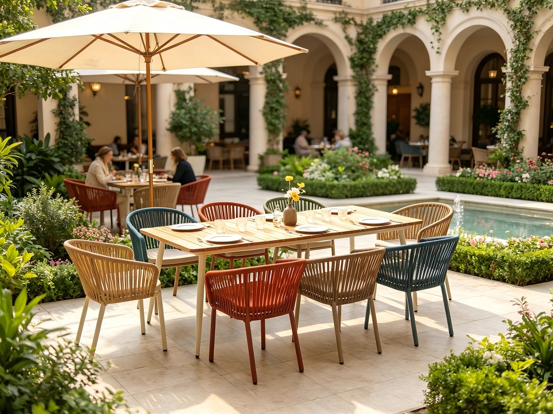 garden furniture for restaurants