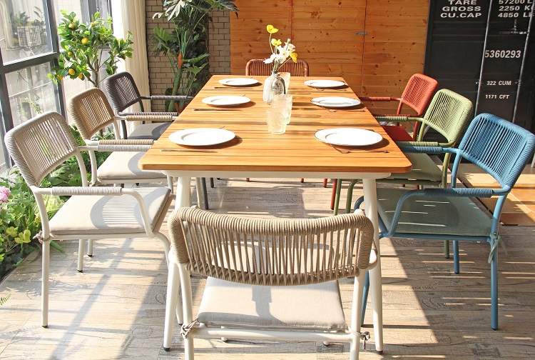 Restaurant Woven Rope Chair