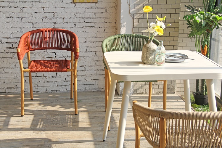 Outdoor Handwoven Rope Chair