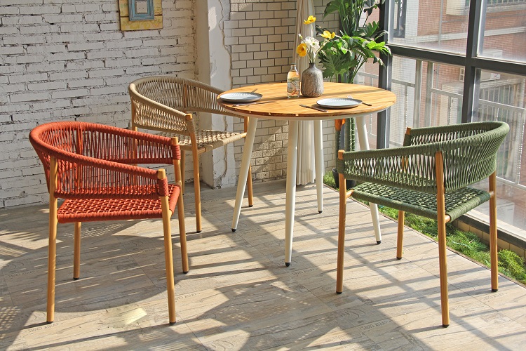 Outdoor Handwoven Rope Chair