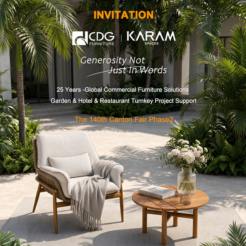CDG Furniture & Karam Spaces Meet You At The 140th Canton Fair