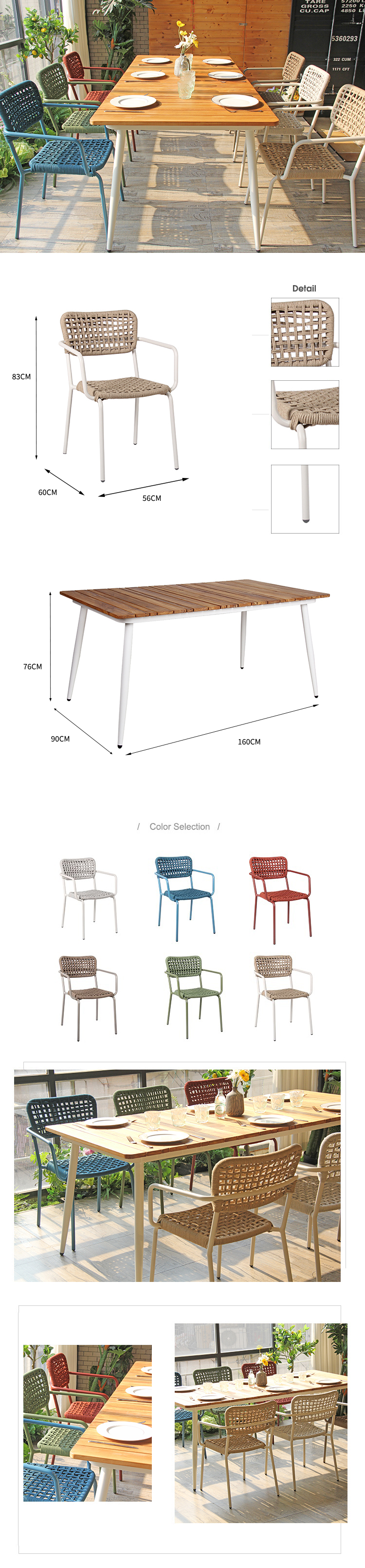 Outside Dining Furniture Set