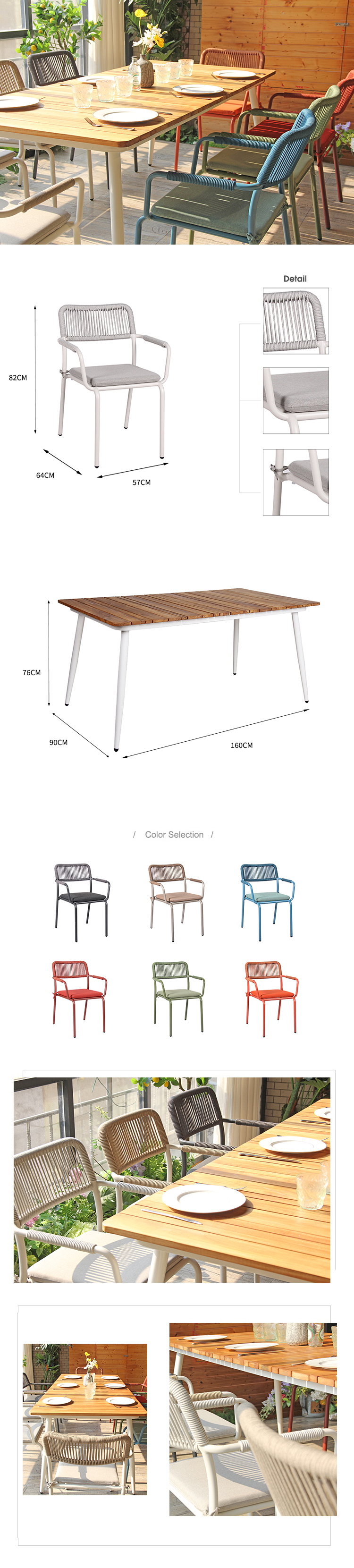 Outside Table Chair Set