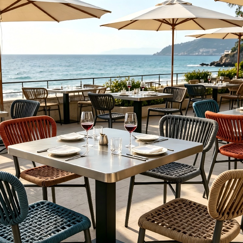 How To Choose Durable Outdoor Commercial Table And Chair Sets For Coastal Venues