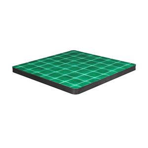 Green Square Mosaic Table Top Ceramic Tile Outdoor Patio Bistro Cafe Restaurant Furniture
