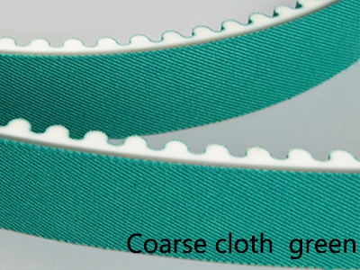 Nylon fabric on teeth synchronous belt