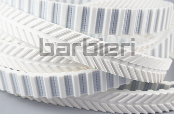 PVC Fishbone Synchronous Belt For Glass Conveyor