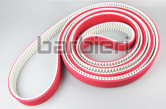Timing Belt With Welding PVC Tracking Central Guide