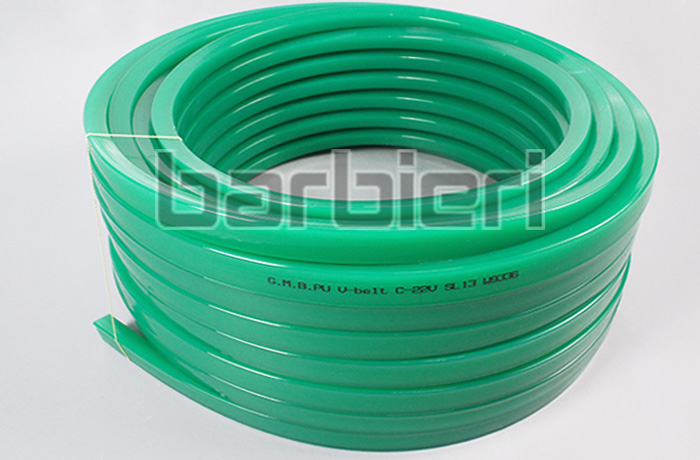 Green C-type Polyurethane V-belt Manufacturers, Green C-type Polyurethane V-belt Factory, Supply Green C-type Polyurethane V-belt