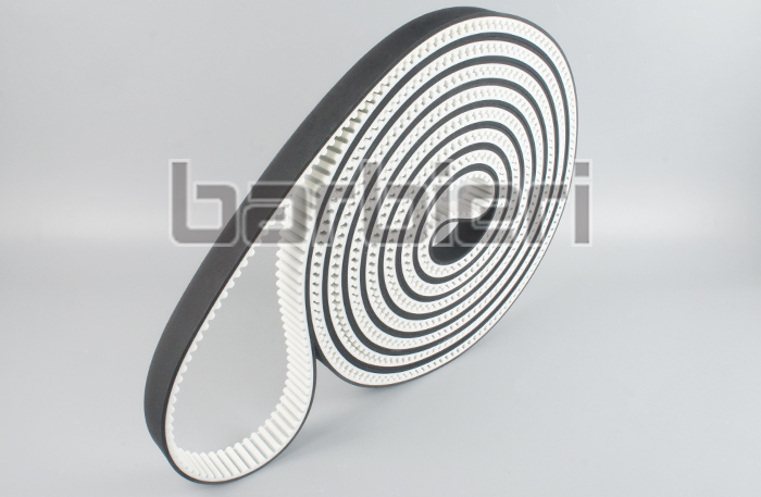 Black rubber coating timing belt