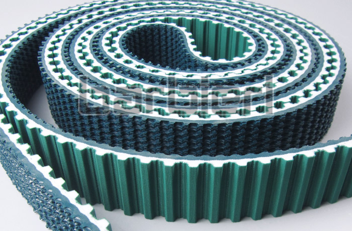 PVC dark green supergrip timing belt