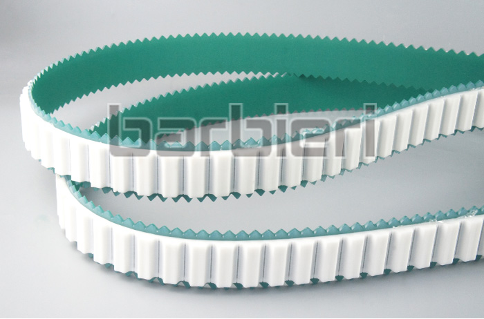 Timing belt for glass machine