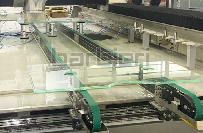 CNC glass working center machine timing belt
