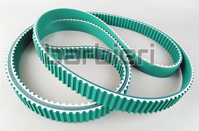 Double-sided fabric timing belt