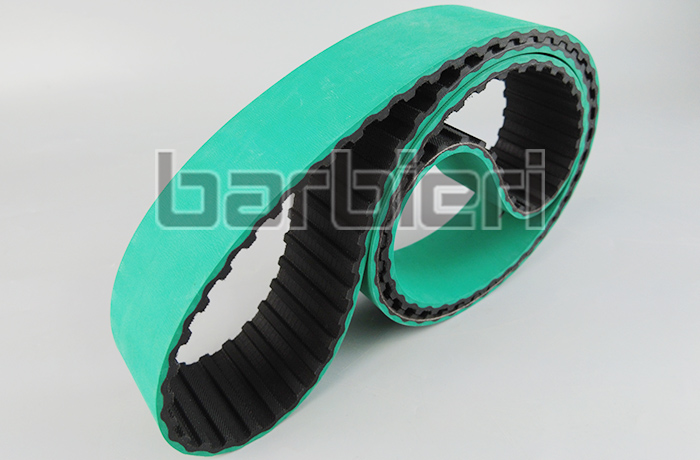 Green Rubber Coating Rubber Timing Belts