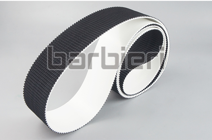 Black fabric antistatic timing belt