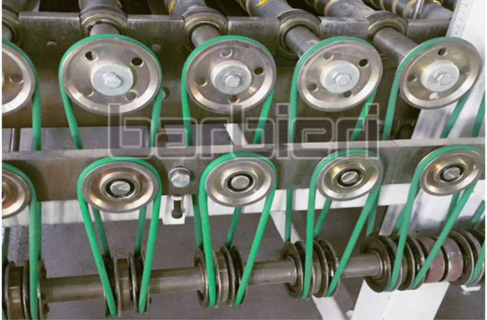 Glass tempering furnace belt