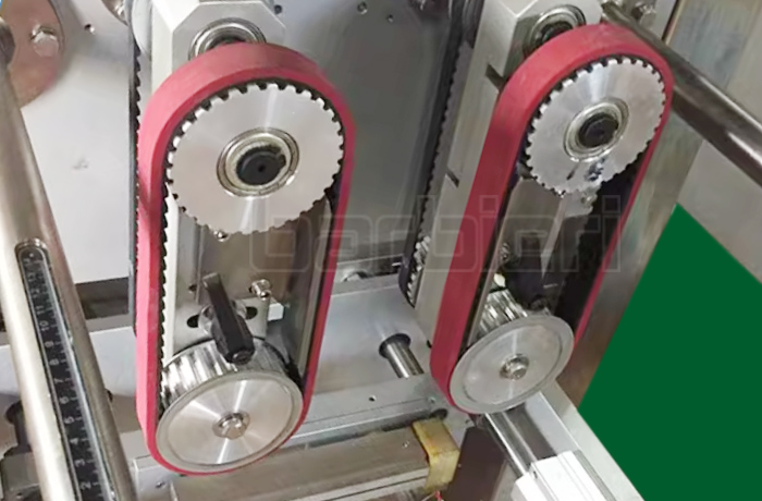 Các trường hợp ứng dụng của dây đai truyền động và dây đai kéo màng cho máy đóng gói VFFS.